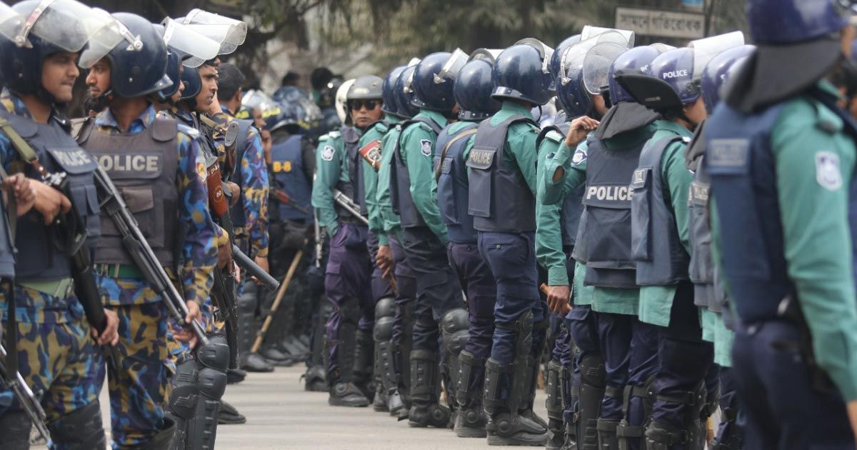 ১৫ আগস্টকে কেন্দ্র করে নারায়ণগঞ্জে পুলিশের সর্বোচ্চ সতর্কতা ও কঠোর নিরাপত্তা