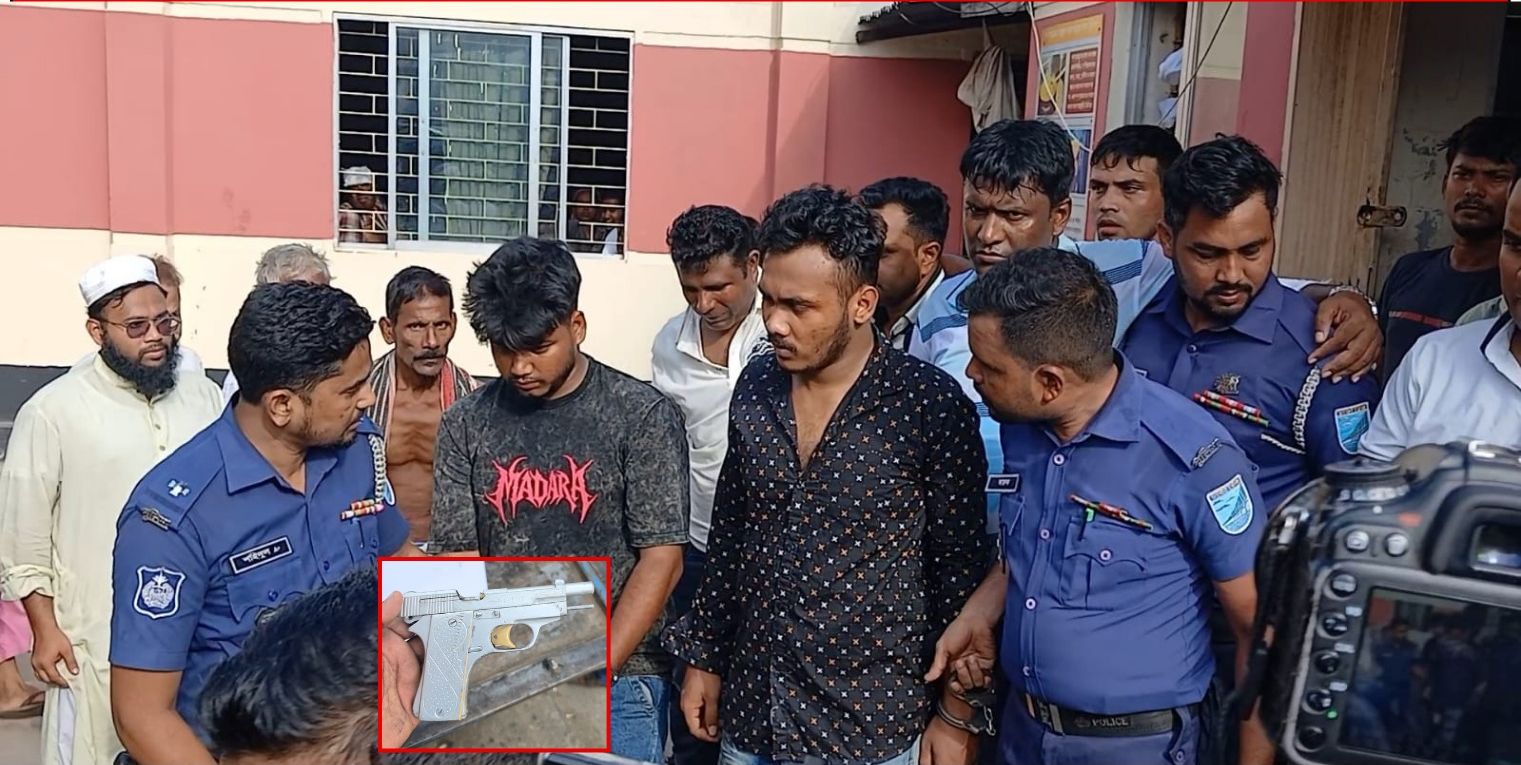 ‎ফতুল্লায় মাদক ব্যবসায়ীদের সঙ্গে পুলিশের গোলাগুলি, বিদেশী অস্ত্রসহ গ্রেপ্তার ২ ‎