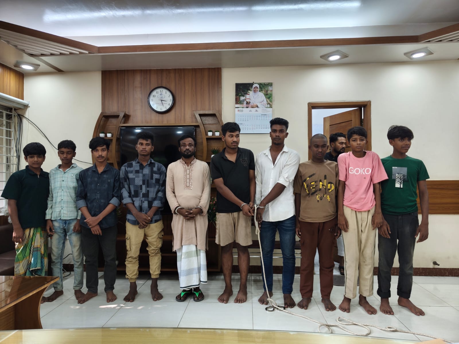 লাঙ্গলবন্দে নিষিদ্ধ সংগঠনের ঝটিকা মিছিল,গ্রেফতার - ১১