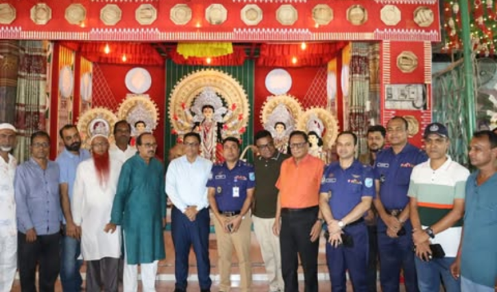 শারদীয় দুর্গাপূজা: নারায়ণগঞ্জের ২৪০টি মণ্ডপে চার স্তরের কঠোর নিরাপত্তা